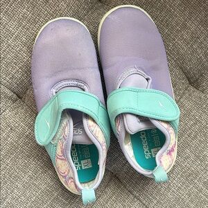 Speedo Kids Water Shoes - Lavender and Teal